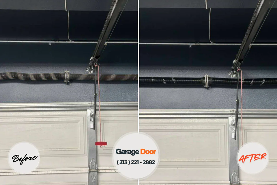 Before and after: garage door repair near me Maple Heights